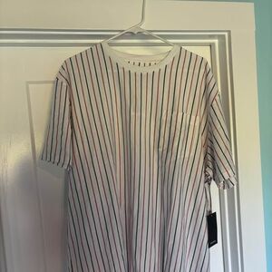 Tenōre Vertical Yarn Dye Stripe Tee 2XL
